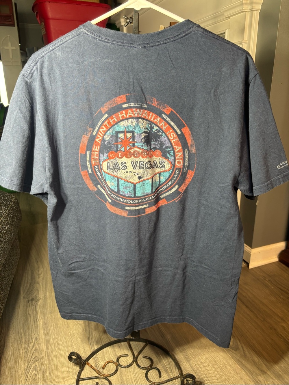 Las Vegas Graphic Short-Sleeve Tee - Navy Men’s Size Large EPC
